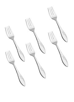Hic Japanese stainless steel dessert fork set 6 pieces  - Image 1