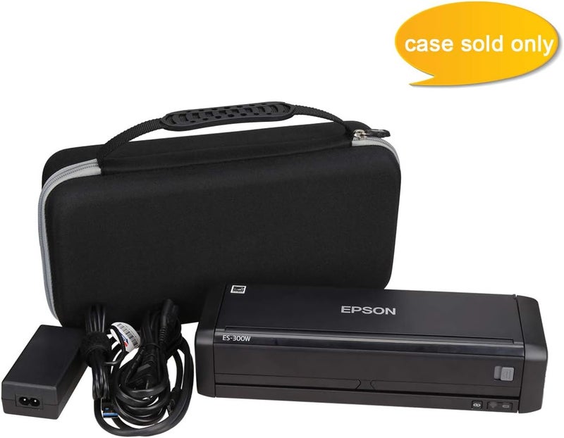 Hard Carry Travel Storage Case, fit Epson Workforce ES-300W ES-200 ES-300WR Wireless Color Portable Document Scanner - Image 5