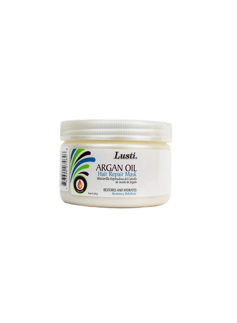 Lusti Argan Oil Hair Repair Mask, 8.5 floz (Pack of 3) - Hydrate u0026 Restore