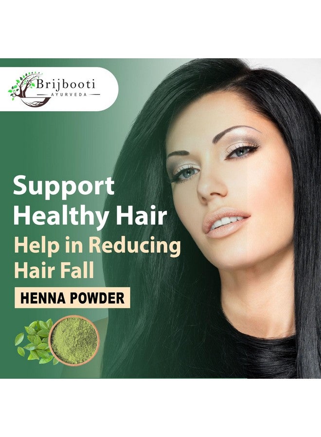  بريجبوتي مسحوق الحناء الطبيعي (200 جرام) بدون مسحوق مهندي الكيميائي لقناع وحزم الشعر - Image 2