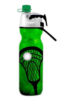 O2COOL Mist 'N Sip Misting Water Bottle 2-in-1 Mist And Sip Function With No Leak Pull Top Spout (Lacrosse)