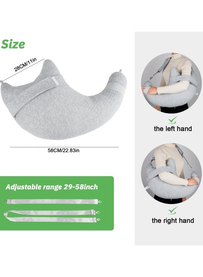 Rotator Cuff Pillow, Post Shoulder Surgery Pillow for Sleeping or Sitting, Shoulder Pain Pillows for Arm Surgery Recovery, Side Sleeper Pillows for Arm Pain and Relie - Image 4