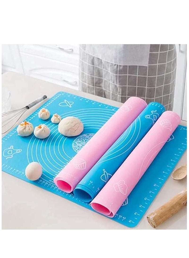 Silicone dough mat 43*35 multiple colors - Image 3