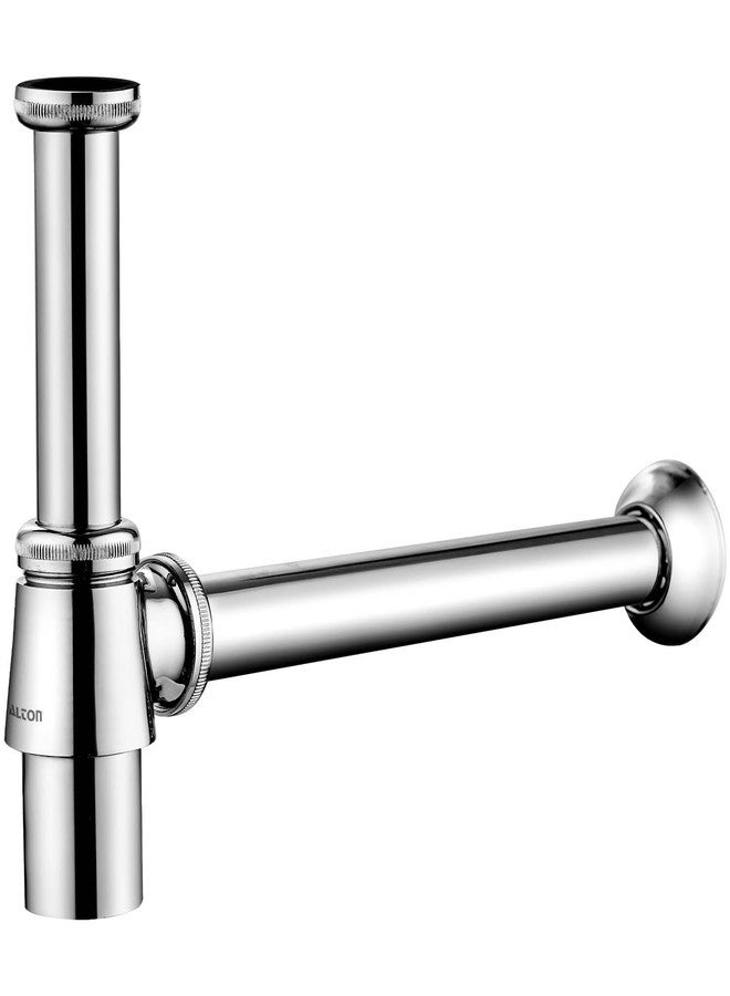 ALTON ALD130, Brass, Bottle Trap For Wash Basin and Kitchen Sink, Silver (300mm) - Image 1