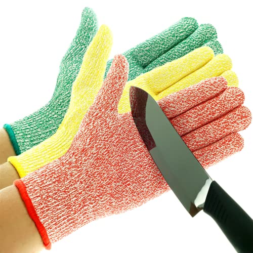 TruChef Premium Cut Resistant Adult Gloves Food Grade - Level 5 Anti-Cut Protection for Meat, Veggies & Wood Carving - Durable, Breathable, Machine Washable - Kitchen Knife Proof Safety Gloves - Image 1