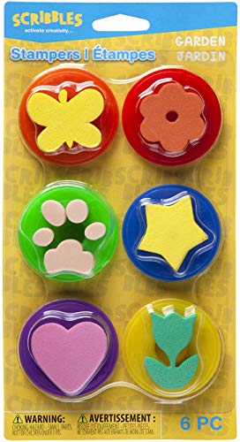 Scribbles Kids Garden Stamps Paint Tools, Multi - Image 5