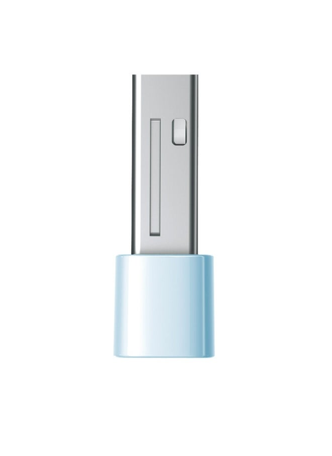 Mercury USB WiFi Adapter, Wireless WiFi 6 Network Adapter for PC, for Desktop, 2.4GHz and 5GHz Dual Band, Stable and Longer Distance, Plug and Play. Compatible with Windows 11/10 Linux, Blue