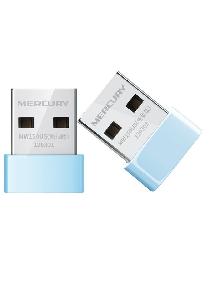 Mercury USB WiFi Adapter, Wireless WiFi 6 Network Adapter for PC, for Desktop, 2.4GHz and 5GHz Dual Band, Stable and Longer Distance, Plug and Play. Compatible with Windows 11/10 Linux, Blue
