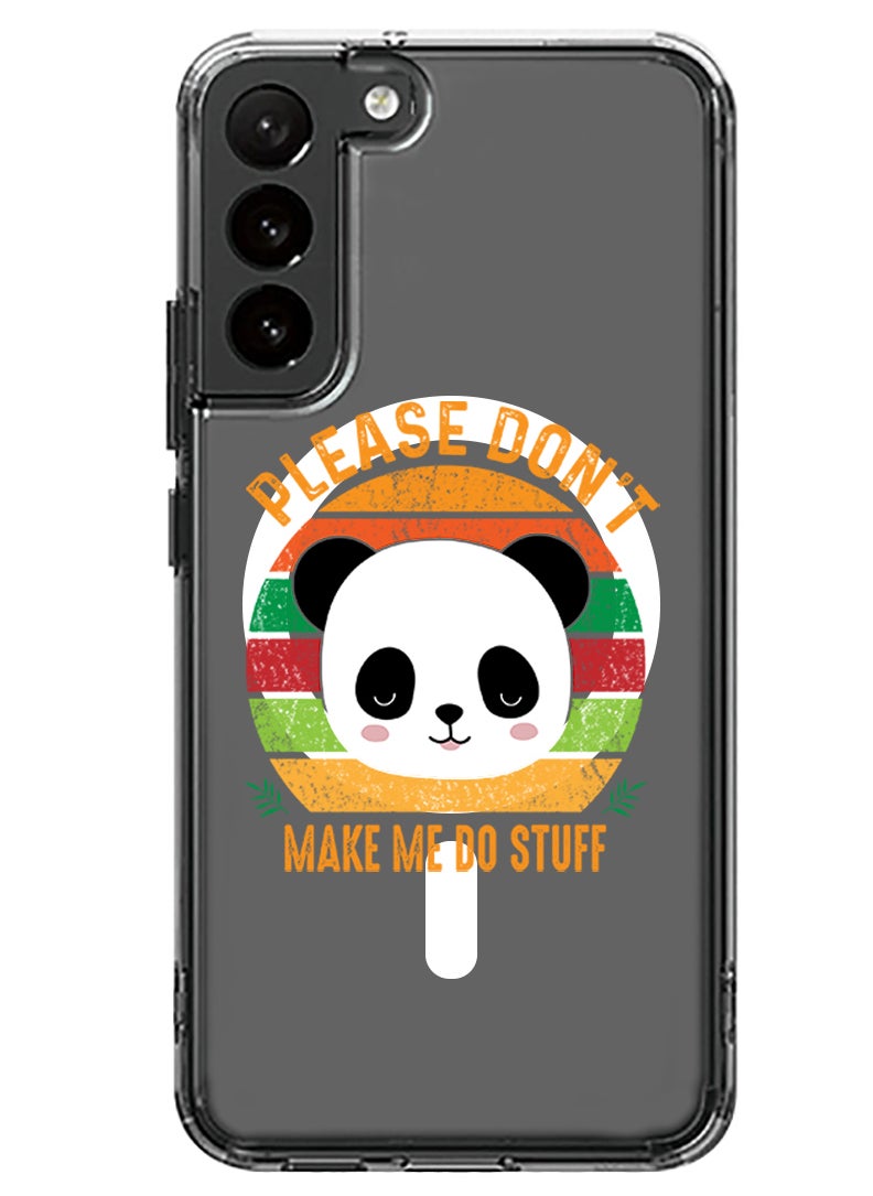 Theodor - Magnetic Case for Samsung Galaxy S23 Plus 6.6-inch Compatible with MagSafe Wireless Charging, Shockproof Phone Bumper Cover please dont make me do stuff copy - Image 1