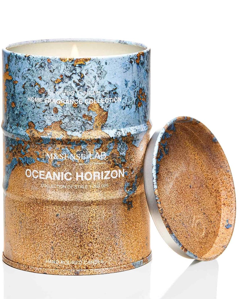 M&SENSE Oceanic Horizon Scented Candles Natural Non Toxic, Aromatherapy Candle for Stress Relief Meditation Relaxing, Housewarming Gifts for Women Men, 11.3oz 70 Hour Long Burning - Image 1
