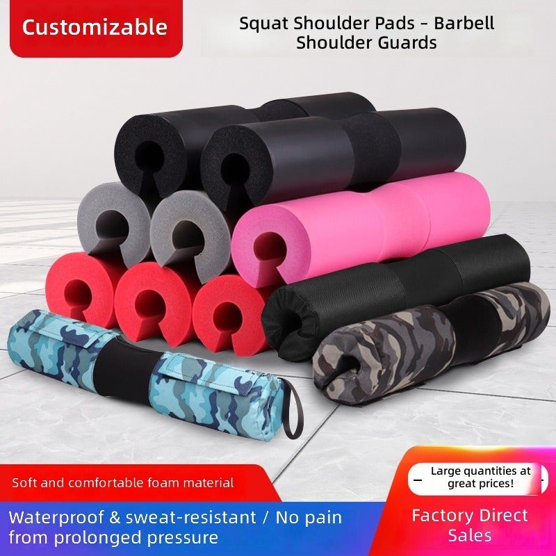 An Man Fitness Barbell Shoulder Pad - Foam Neck Support for Weightlifting - Image 1