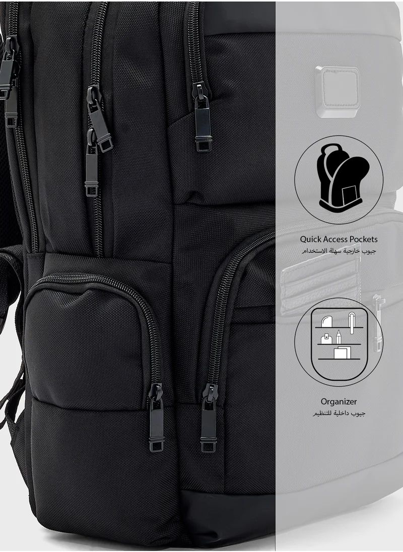 Robert Wood Premium Padded Backpack With Back Support