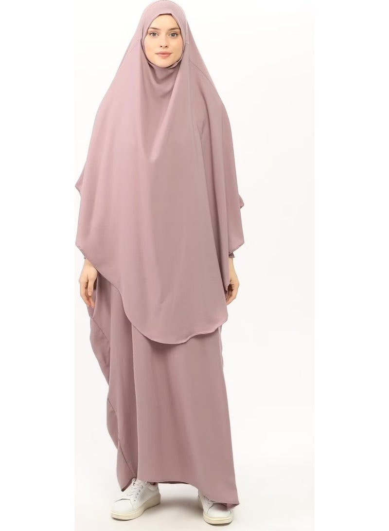 Altobeh Sultanbas Nikapli Chador Jilbab Khimar Abaya Elastic Sleeve Judge Collar Veiled Abaya Medina Silk - Image 5