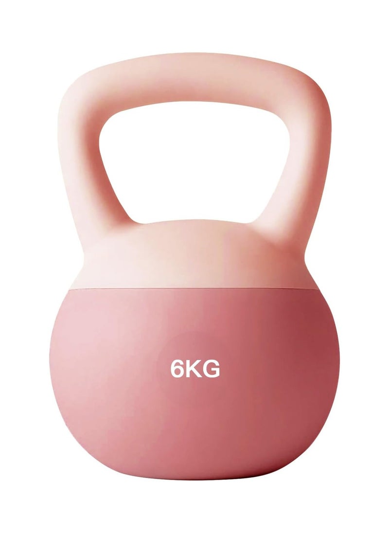 YQbest Soft Kettlebell, Strength Training Kettlebell Anti-Slip Grip Weight for Home Workouts 6KG  - Image 1