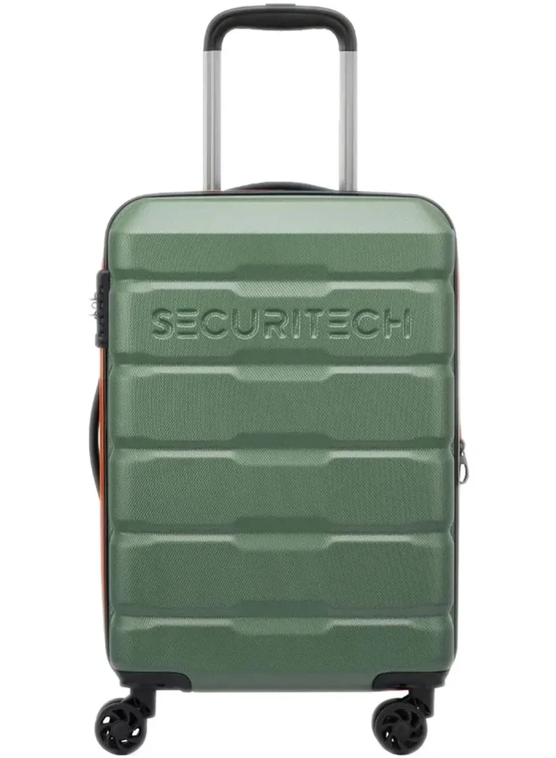 DELSEY Paris Citadel Securitech By Delsey Paris 54 Cm Expandable 4 Double Wheel Cabin Luggage Trolley - Green