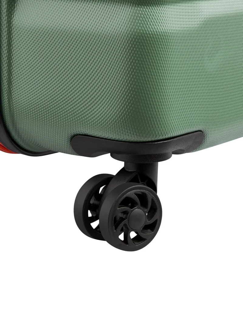 DELSEY Paris  Delsey Paris Securitec Citadel 54 cm hardside 4-double wheeled expandable cabin luggage trolley - green  | Best Price UAE