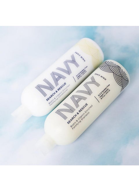 Shampoo And Conditioner Set For Volumizing Fine Hairs - Search And Rescue Kit 16 Fl Oz