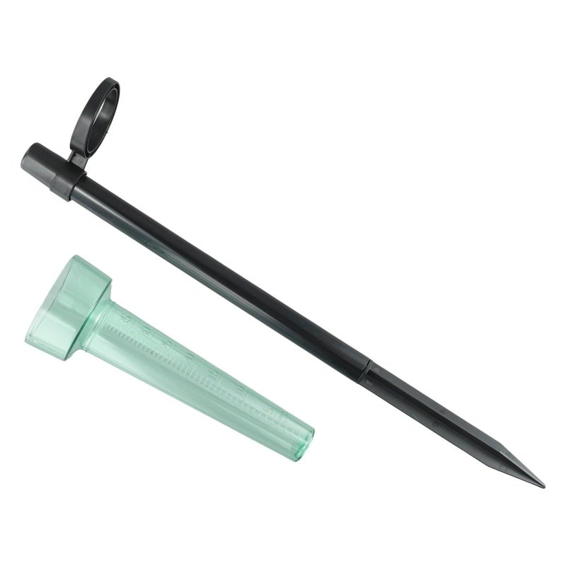 Rain Gauge 9.6 Inch Plastic Tube for Garden Lawn Water Measurement - Image 3