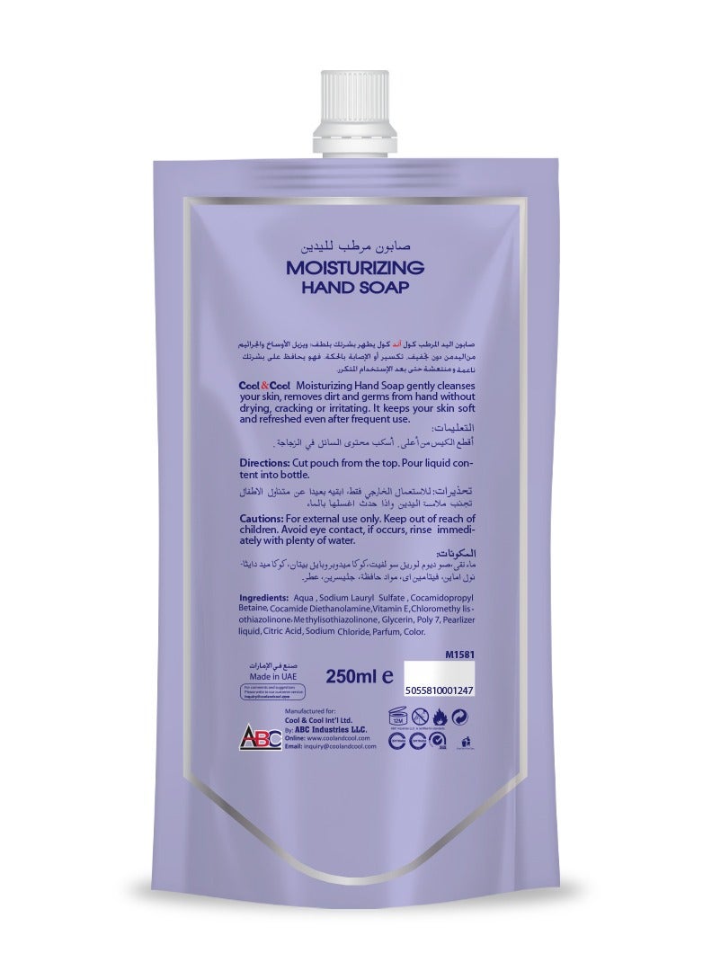 Cool & Cool Anti-Bacterial Moisturizing Hand Soap 250 ML- Grow & Glow Refill Pack, Nourishing, Moisturizing, Flora Fresh Scent, For Normal to Dry Skin - Image 2