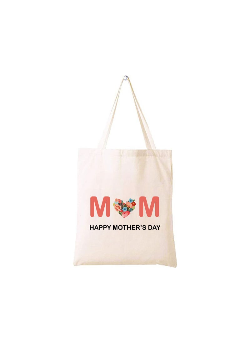 PRINTSHOP4ME Mother's day gift Cotton Bag Funny Designs Print - Reusable Canvas Tote Bag - Eco Friendly - Lightweight - Grocery Shopping Bag - Gifts for Mother - Office, Travel  - Image 1