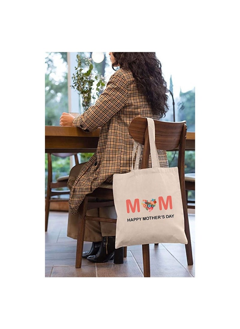 PRINTSHOP4ME Mother's day gift Cotton Bag Funny Designs Print - Reusable Canvas Tote Bag - Eco Friendly - Lightweight - Grocery Shopping Bag - Gifts for Mother - Office, Travel  - Image 3