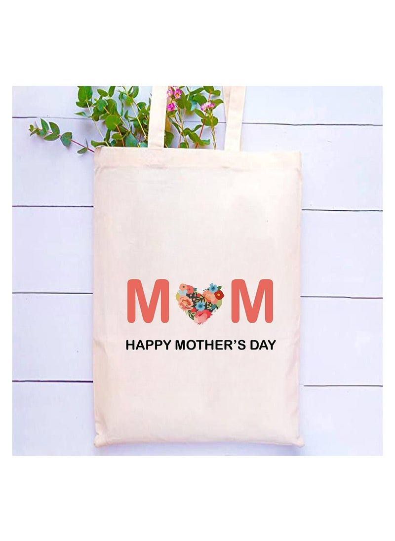 PRINTSHOP4ME Mother's day gift Cotton Bag Funny Designs Print - Reusable Canvas Tote Bag - Eco Friendly - Lightweight - Grocery Shopping Bag - Gifts for Mother - Office, Travel  - Image 2