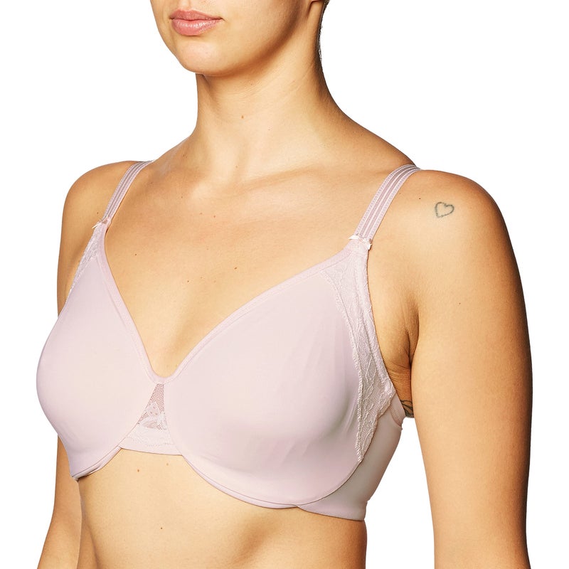 Olga Women's Plus Size Cloud 9 Minimizer Bra, Rosewatr, 38C Rosewater - Image 1