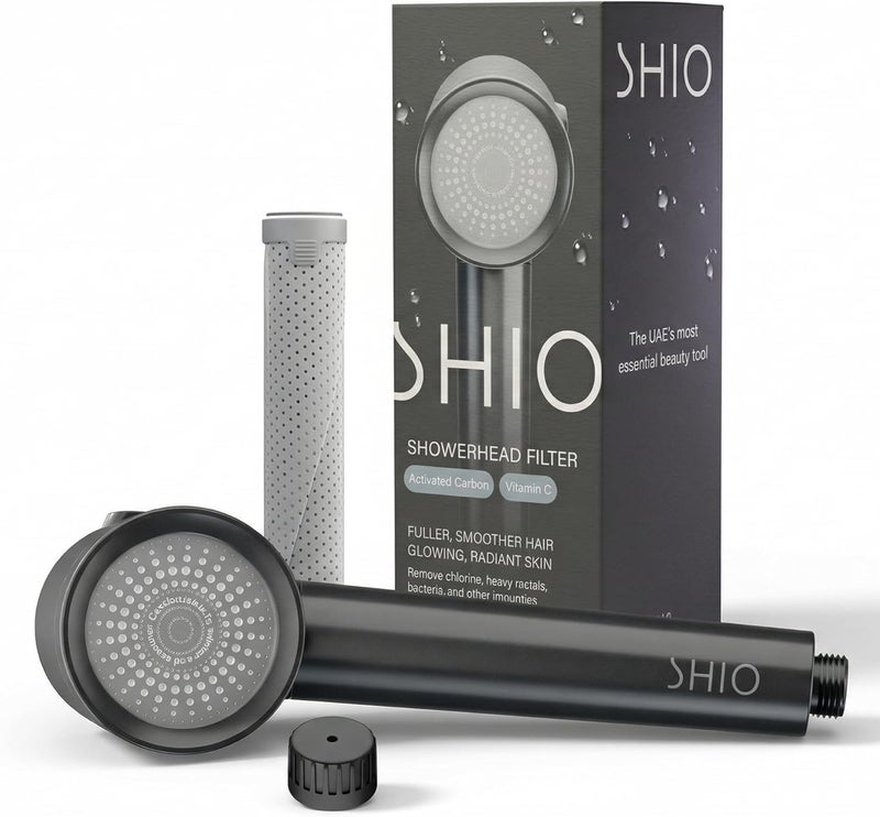 SHIO Shower Head Filter with Two-Stage Filtration for Hair and Skin Care - Image 1