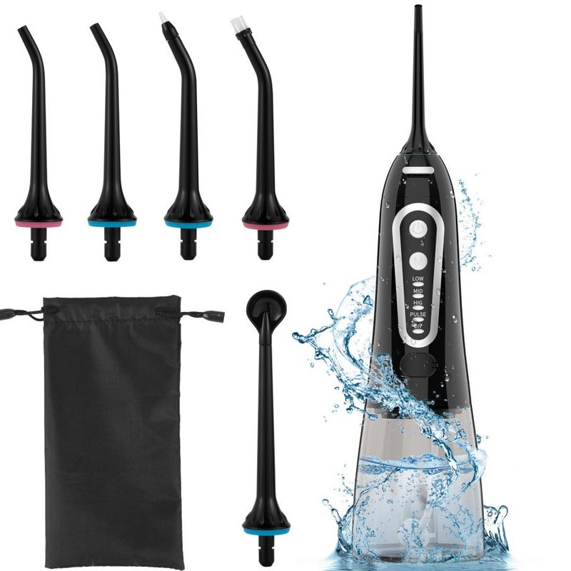 Selling Electric Dental Irrigator 6-Head Set Portable Dental Scaler Ultrasonic Dental Scaler Oral Water Dental Floss - Image 2