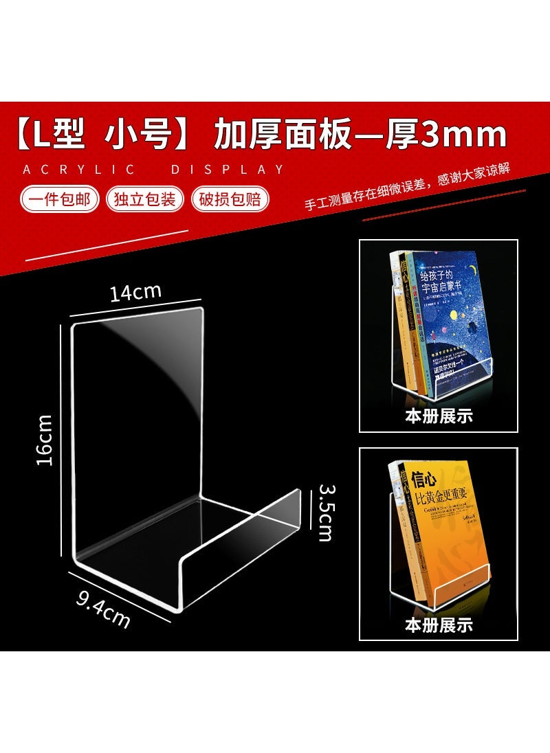 xybp transparent mobile phone stand notebook display stand organic glass book display book stand acrylic bookshelf - Image 3