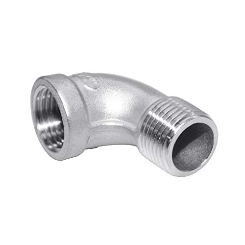 Hooshing 2PCS 1/2" NPT Stainless Steel 90 Degree Elbow Female x Male Thread Pipe Fitting - Image 4