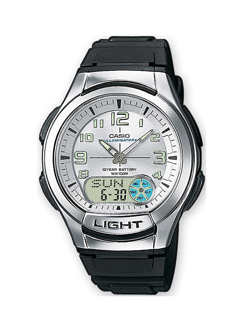 CASIO Men Analog/Digital Quartz Watch AQ-180W-7B - Image 1