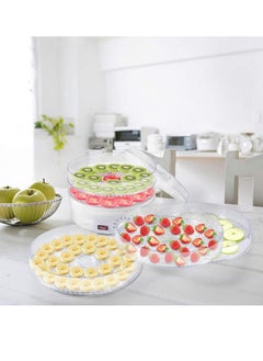 ET-LIFE Food Dehydrator, 5 Tier and Digital Temperature Controls, Electric Food Preserver Machine with Powerful Drying Capacity for Fruits, Veggies, Meats & Dog Treats (Round)  - Image 3
