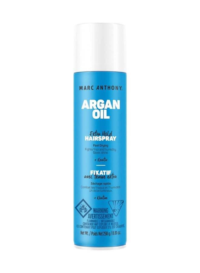 Marc Anthony Argan Oil Extra Hold Hairspray, Infused With Keratin, Fights Frizz And Humidity - Image 1
