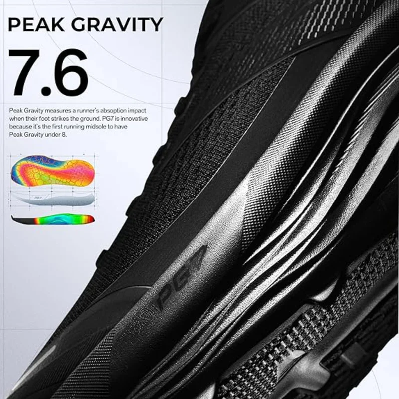 ANTA PG7 Running Shoes Cushioning Comfortable Breathable Athletic Workout Gym Cross Trainer Sports Shoes