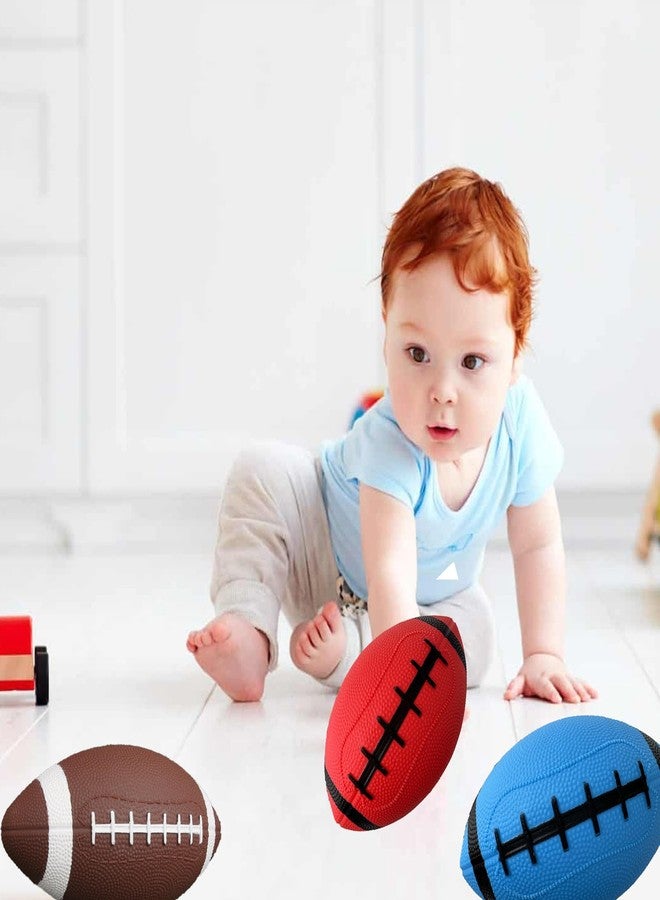 ABAJI Toy Football 2PCS 6 inch Small Mini Ball for Kid Toddler Soft Rubber Come with Pump Needle Boys Girls Gift Party Decor - Image 4