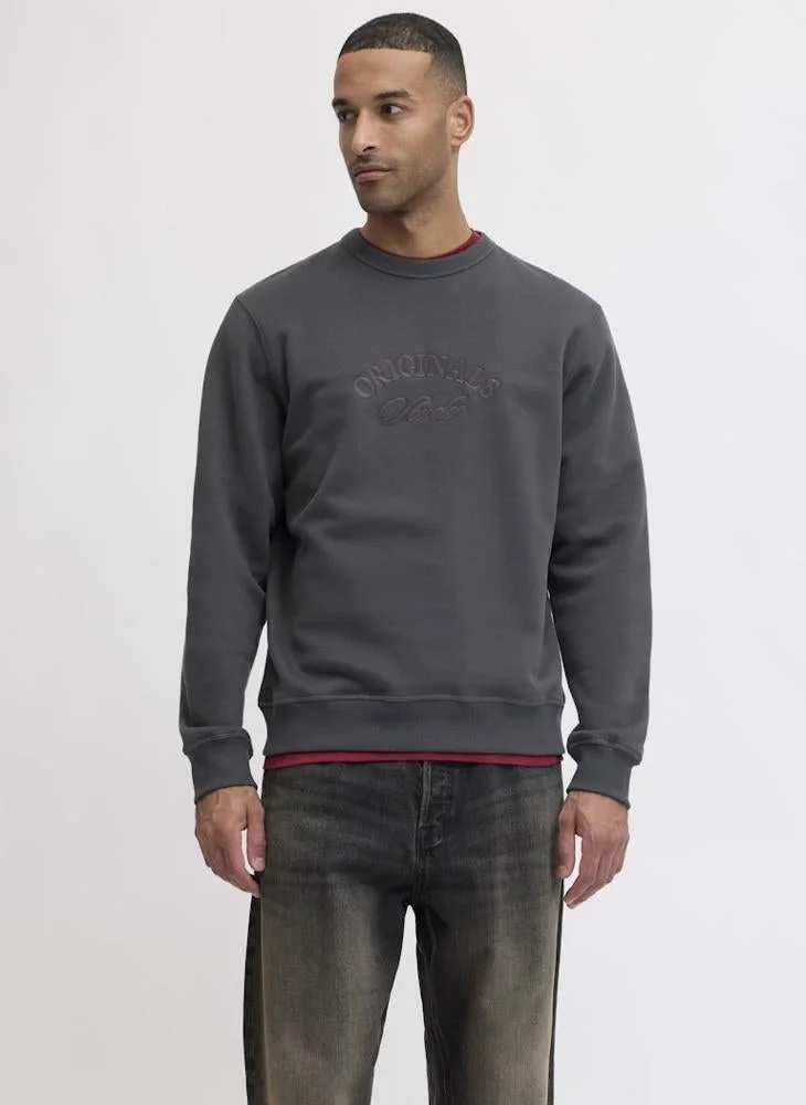 Logo Regular Fit Crew Neck Sweatshirt