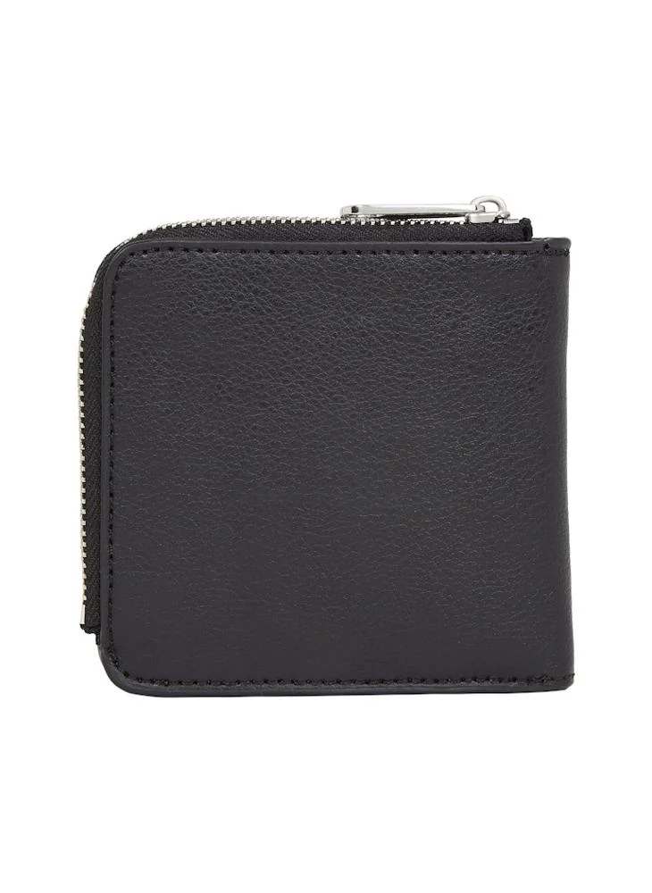 تومي جينز Logo Detail Linear Bifold Wallet