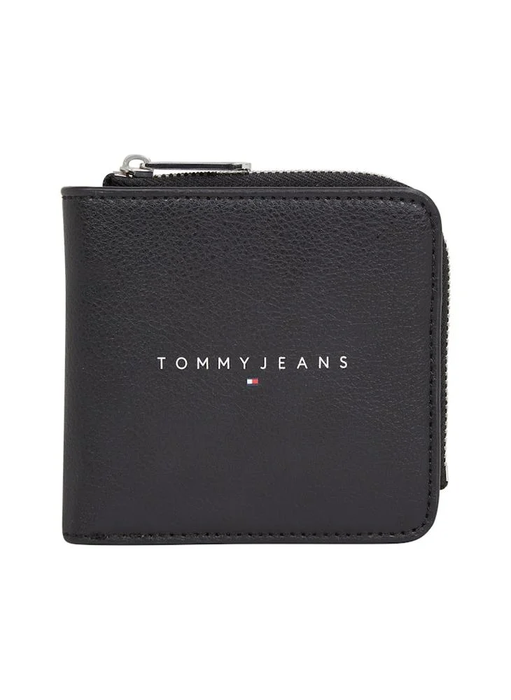 تومي جينز Logo Detail Linear Bifold Wallet