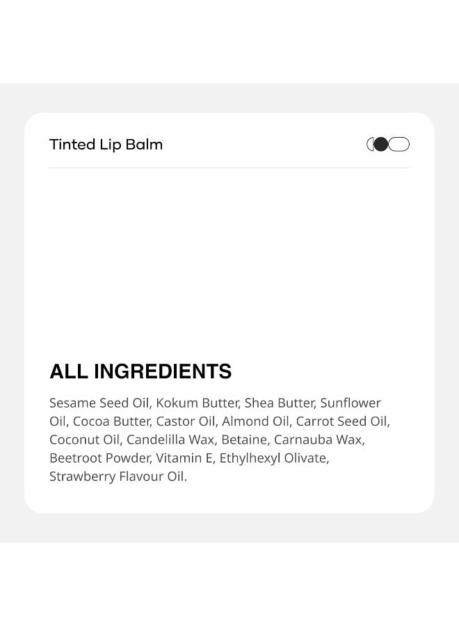 Cureskin بلسم شفاه ملون للنساء والرجال، يرطب ويحمي مع صبغة الشفاه من الشمندر والجزر والفراولة، بلسم تفتيح الشفاه للشفاه الداكنة، بلسم شفاه ملون للشفاه الداكنة لتفتيحها - Image 5