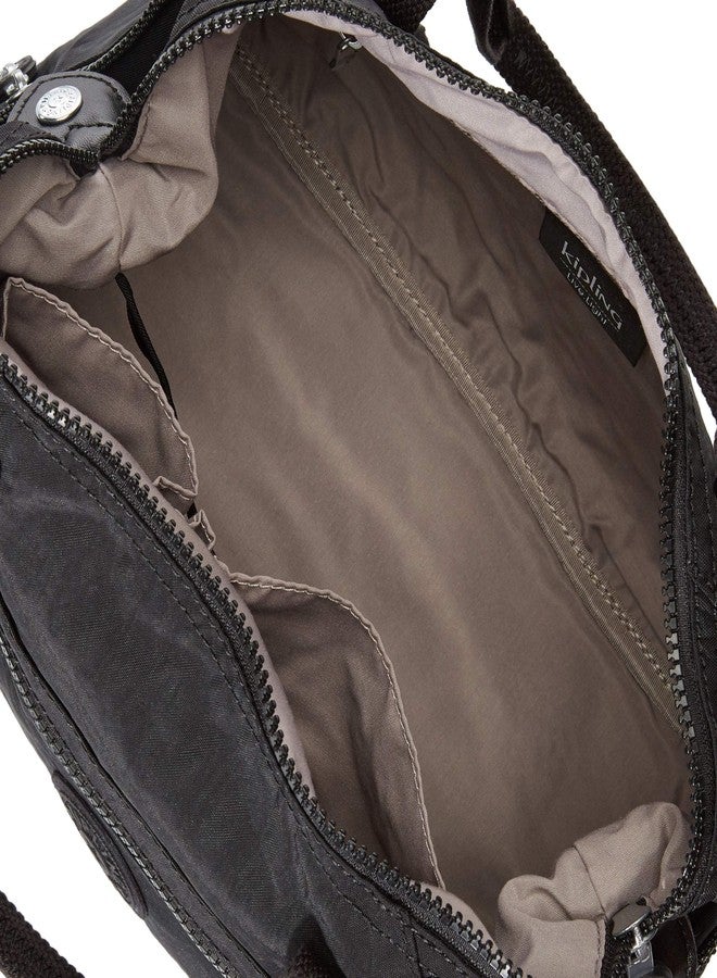 KIPLING KIPLING Kipling Womens Art Mini Tote Bag, Lightweight Small Weekender, Nylon Travel Handbag Crossbody Bag, Black Noir, Medium US - Image 2