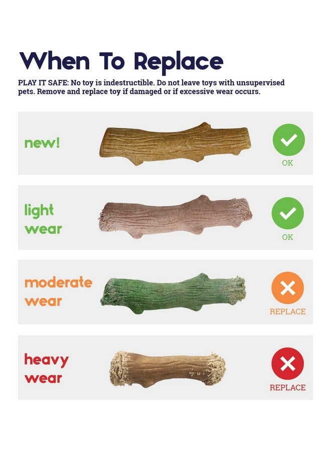 بيتستاجيز لعبة مضغ بديلة لخشب الدوجوود للكلاب من بيت ستيجز، متوسطة الحجم - Image 4