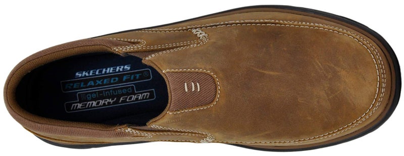 Skechers Men's Segment The Search Slip On Loafer, Desert Brown, 10.5 XW US - Image 5