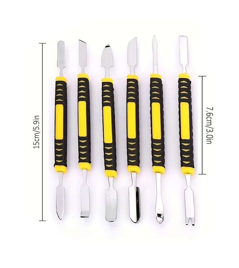 7 Piece Metal Double Ended Electronic Repair Tool Set For Phone Laptop Maintenance - Image 4