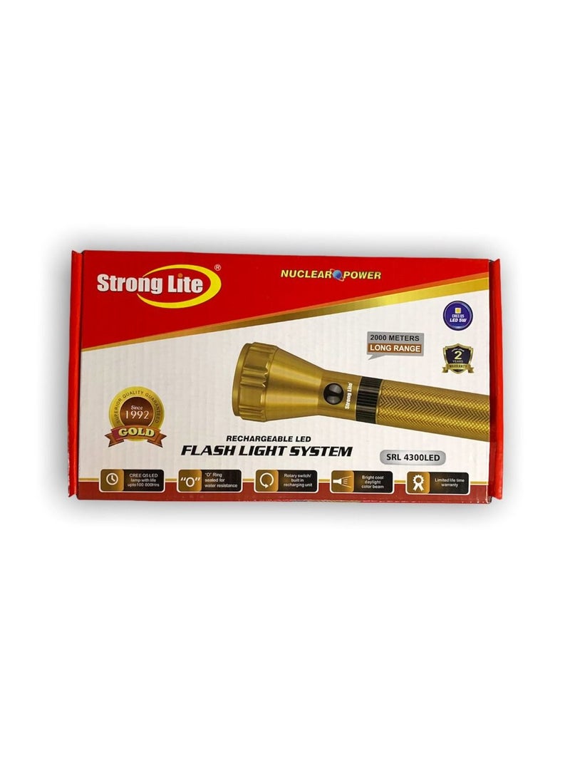 Strong Lite Rechargeable LED Flashlight Black  - Image 1