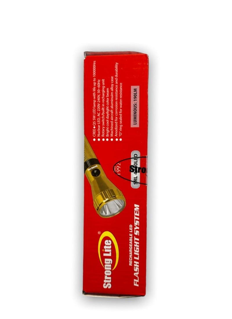 Strong Lite Rechargeable LED Flashlight Black  - Image 2