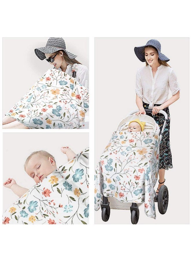 Yoofoss Nursing Cover for Breastfeeding, 100% Cotton Soft Breastfeeding Cover for Infants Babies Nursing Apron Cover for Mother Autumn Winter Breastfeeding (Flowers) - pzsku/Z78E022CBC374E4D9D4DDZ/45/_/1737031279/84c70176-754d-41b6-bed2-b6dfa92356bf