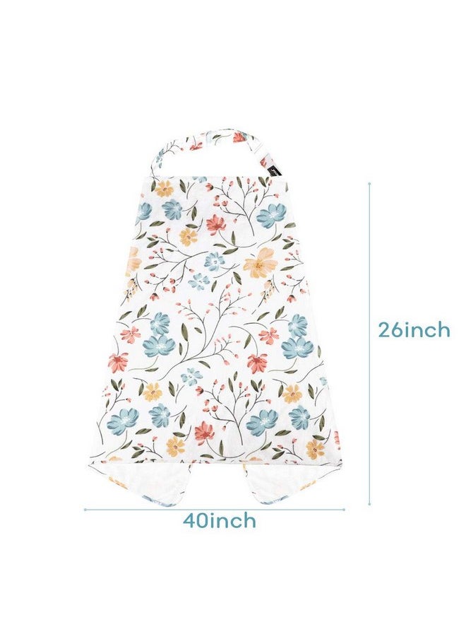 Yoofoss Nursing Cover for Breastfeeding, 100% Cotton Soft Breastfeeding Cover for Infants Babies Nursing Apron Cover for Mother Autumn Winter Breastfeeding (Flowers) - pzsku/Z78E022CBC374E4D9D4DDZ/45/_/1737031281/c87b6754-990a-4deb-a34f-921ee685e4ab