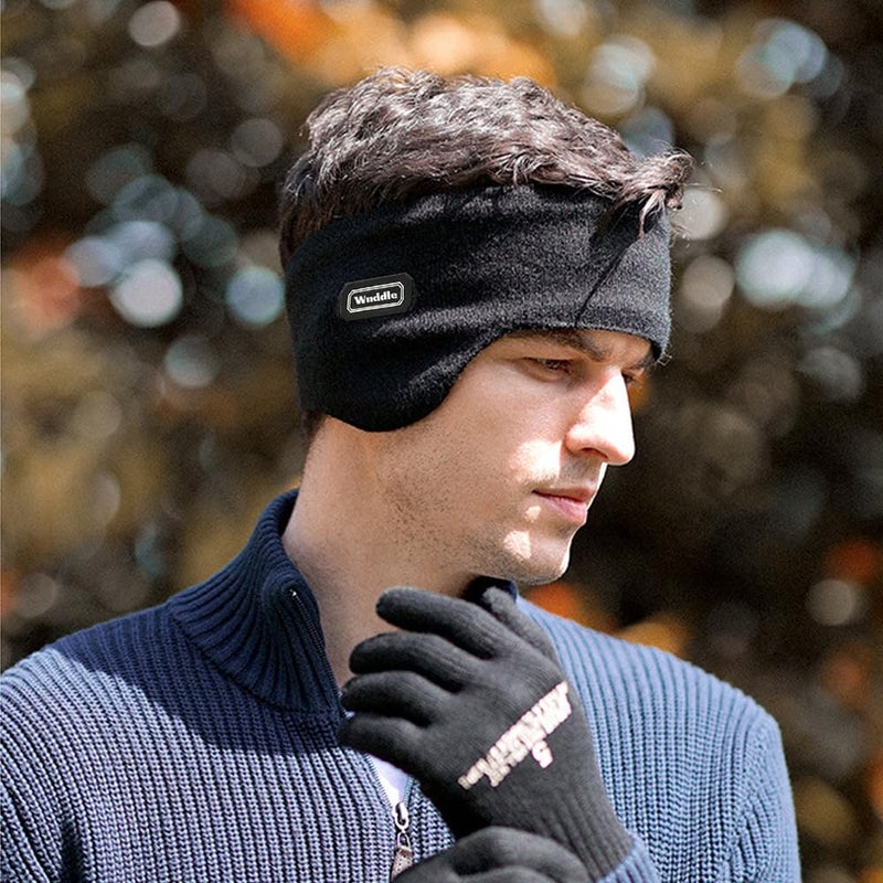Wnddle Ear Warmers Headband, Winter Ear Covers, Cold Weather Headbands, Ski Sport Headband for Men & Women, for Ski Running Cycling Workout - Image 4