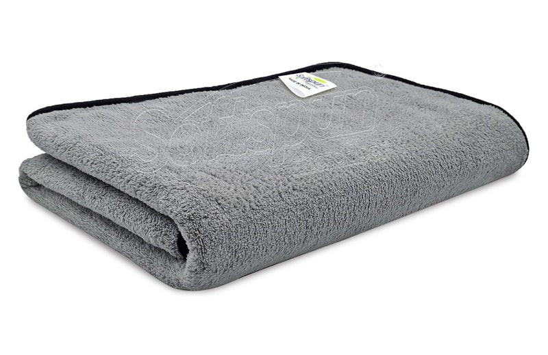 SOFTSPUN Microfiber Bath Towel 1pc Light Grey! Ultra Absorbent Super Soft & Comfortable Quick Drying for Men & Women Daily Use for Unisex. - Image 1